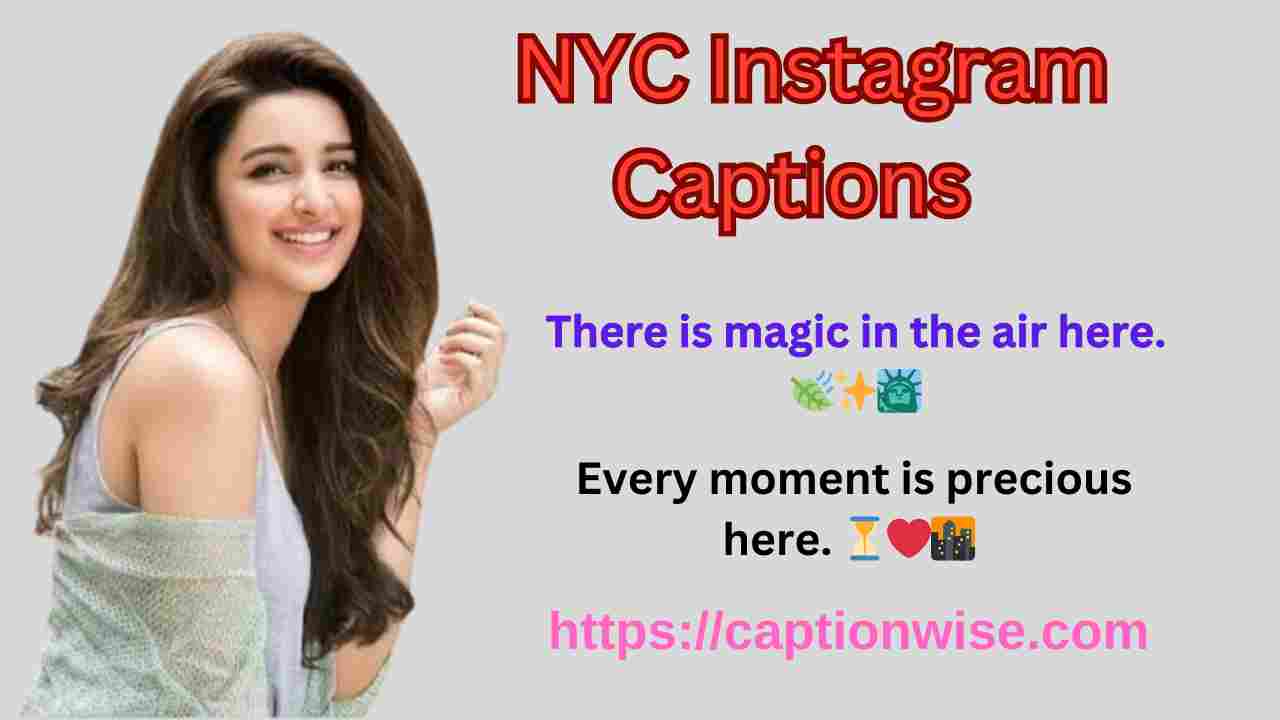 NYC Instagram Captions