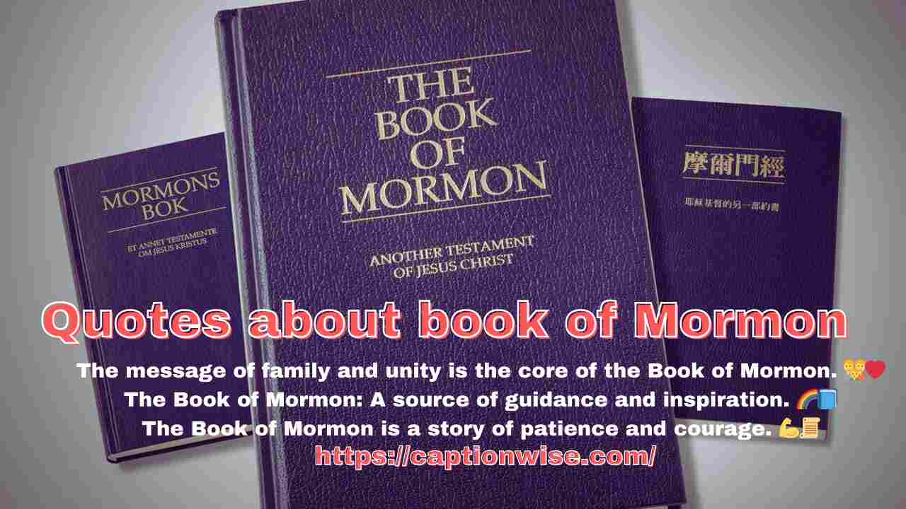 Quotes about Book of Mormon